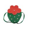 Fashion Coin Purse Cartoon Strawberry Wallet Children's Crossbody Bag Cute Diamond Strawberry Decoration Coin Purse