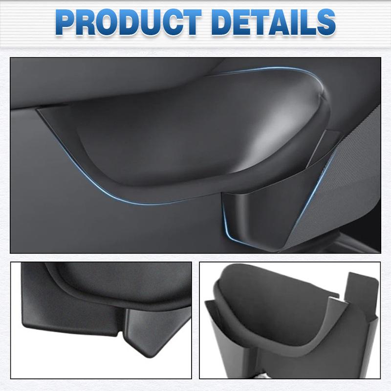 2pcs Front or Rear Door Storage Box For Tesla Model Y Juniper 2025-2026 Car Door Side Storage Box Organizer Accessories