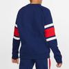 Nike Color Block Letter Crew Neck Sports Casual Sweatshirt Kids Tops Blue BV3591-492