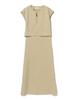Beams Heart Keyhole Vest Dress One Size Dress & (2-Piece Set) Women's Beige,