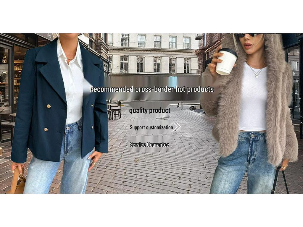 European Casual Commute Women's Solid Color Outerwear Shirt - Spring/Summer 2026 Fashion