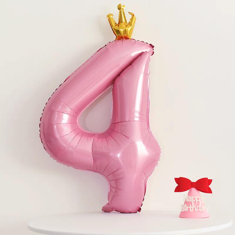 Princess Birthday Party Decor: Colorful Fireworks Balloon Backdrop for Girls