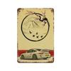 Auto Giapponesi d'Epoca Samurai Poster Latta Metallo Cartello Targhetta Giappone Corse Casa Club Jdm Auto Gtr Anime Luna Decorazione Murale Estetica