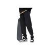 Li Ning Skateboard Series Solid Color Tapered Woven Sports Pants Men Bottoms Black AYKT075-1