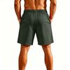 Herren Schnelltrocknende Locker Geschnittene Fünf Zoll Eis Seide Sportshorts mit Elastischem Bund und Kordelzug für Training Laufen Fitness
