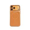 Compatible Apple 17 Promax Metal Paint Ring Magnetic Charging Case for iPhone 16/15.