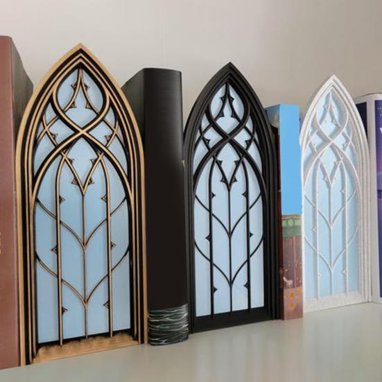 Fantasy Window Book Nook with Light Retro Light-up Window Booknook Bookshelf Insert Decoration Gift for Book Lovers