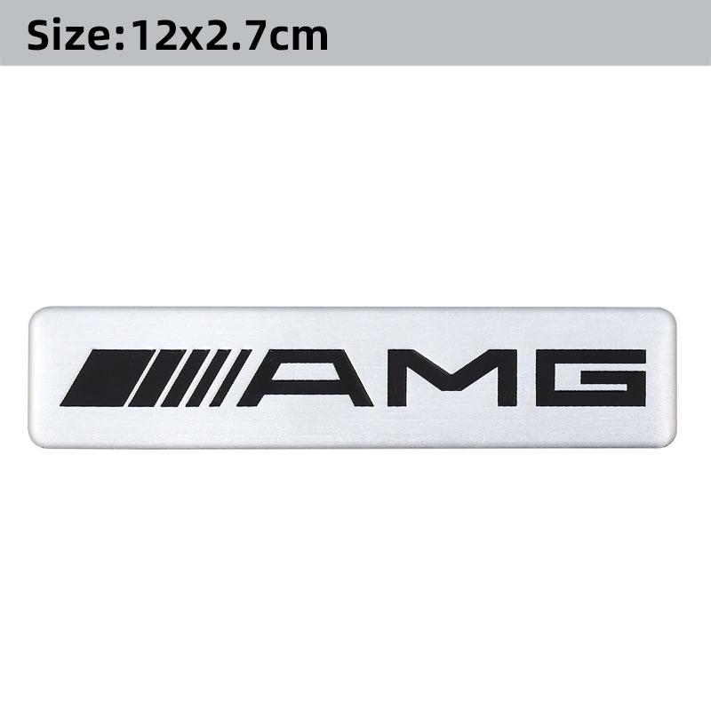 Car Logo Aluminium Sticker Decals Trunk Badge Decorative Accessories For Mercedes Benz AMG GLE GLS CLA CLE GLC CLS GLA W223 W213