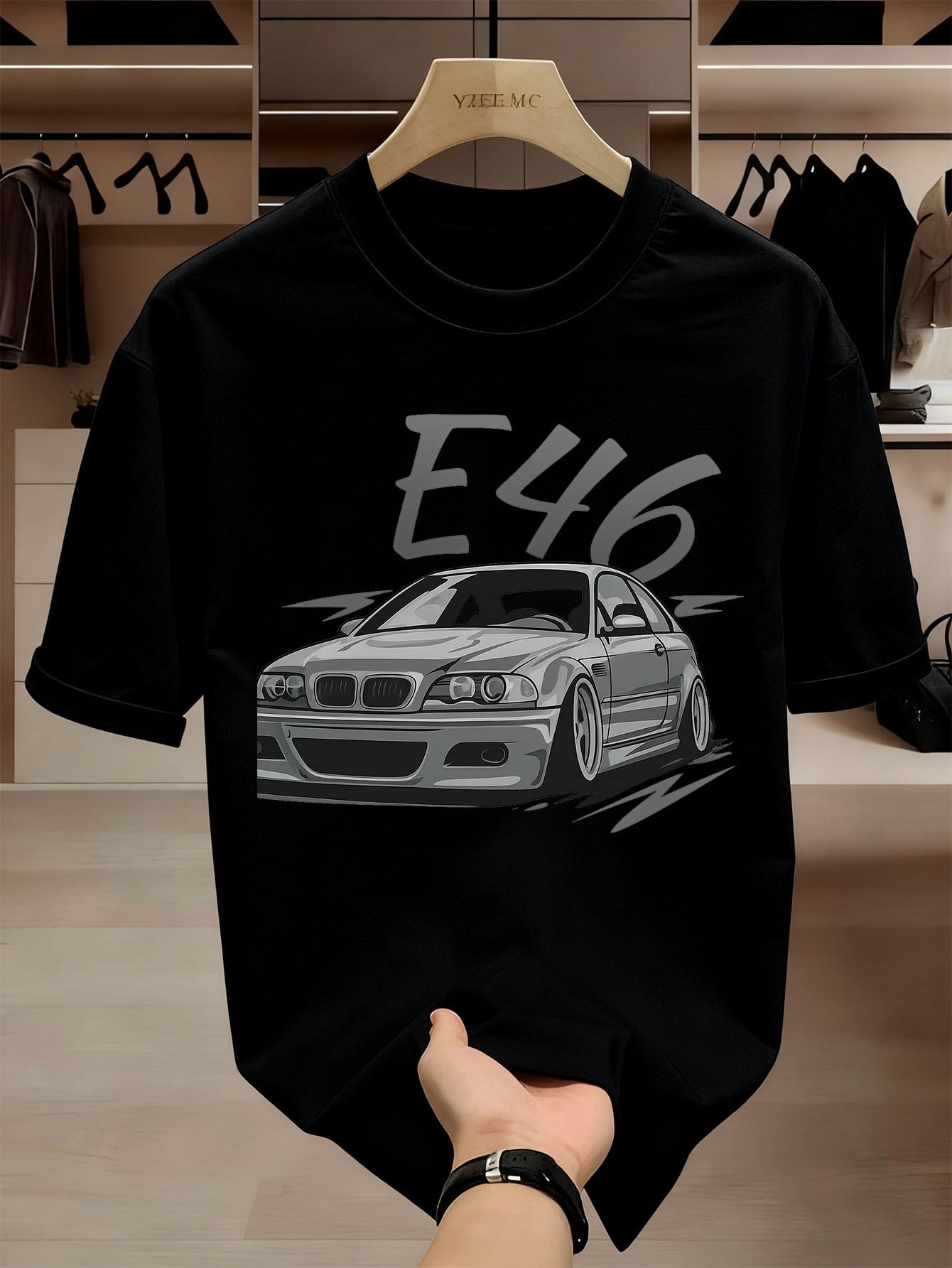 A Graphic T-Shirt for Men with a Retro Car Theme S