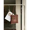 Top layer cowhide simple and versatile tote bag 2025 new commuter leather women's bag large capacity single-shoulder armpit bag