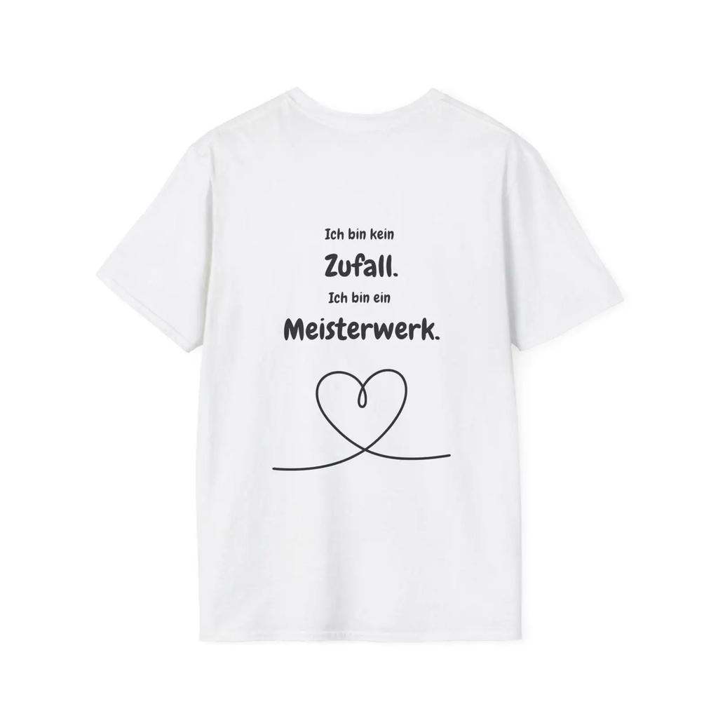 I am no accident a masterpiece T Shirt German Quote Heart Design vintage Washed Breathable Stretched graphic fashion Versatile