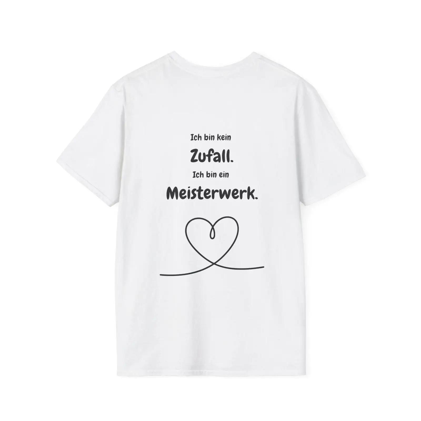 

I am no accident a masterpiece T Shirt German Quote Heart Design vintage Washed Breathable Stretched graphic fashion Versatile 5XL різнокольоровий