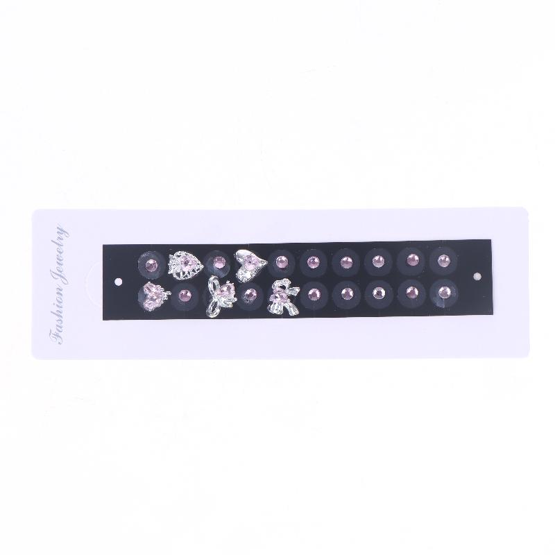20Pcs/Sheet  Heart Bow  Ear Point Stickers Ear Pressure Stick Acupuncture Auricular Ear Stickers Massage