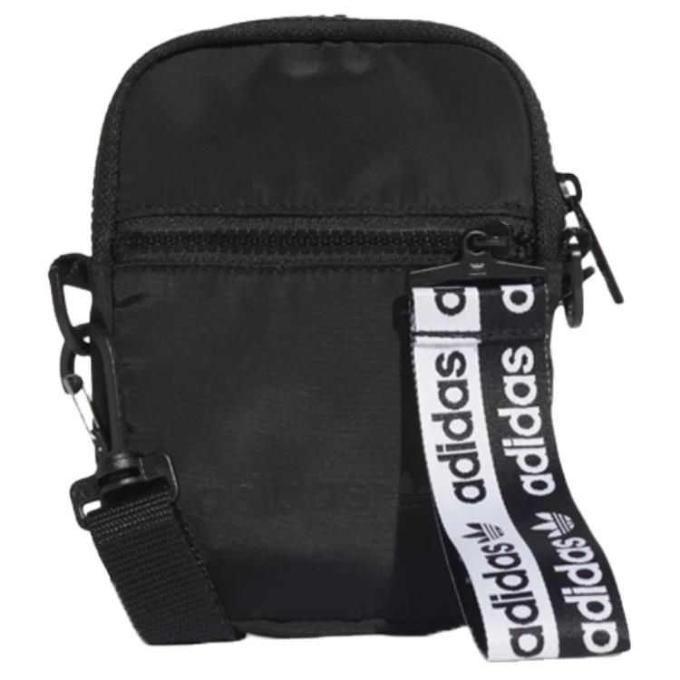 New Adidas Originals Polyester One Shoulder Handbag, Crossbody Bag Unisex Black FL9671