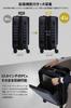 Suitcase with Expandable Carry Carry Front Can Store Inch TSA S [Evoon] Function, Bag, Case, Carry-on, Opening, 15.6 PC, Lock, Size, 35~41L (Dark