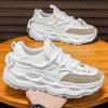 Men's shoes summer 2025 new breathable sports casual mesh shoes men's fashion thick-soled height-increasing running dad shoes