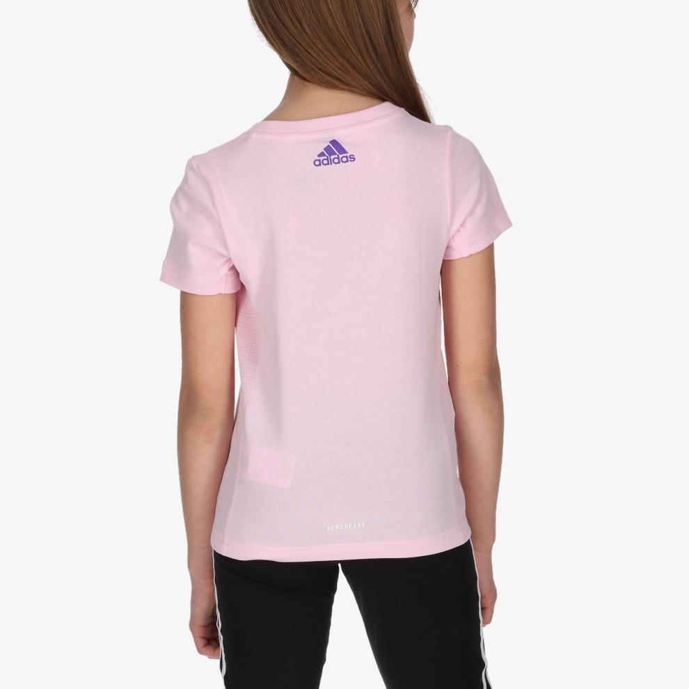 Adidas Kids T Shirts Crew Neck Moderate HE0038