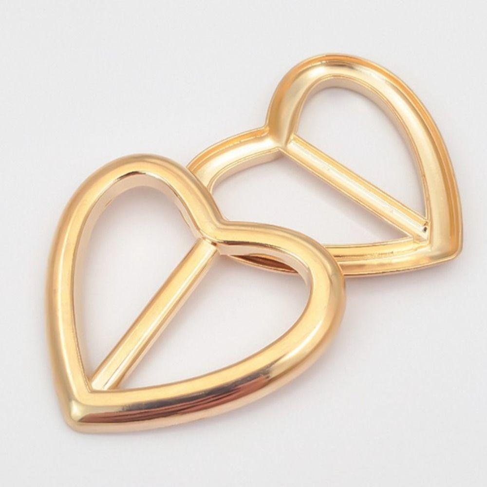 Flower Heart Clothing Corner Knotted Buckles Butterfly Waist Adjustment Fixed Snap Elegant   Gift