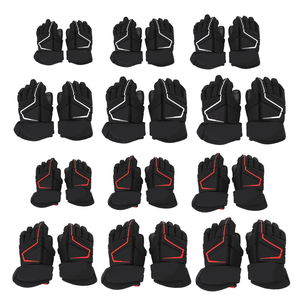 Ice Hockey Gloves Nylon EVA Foam Protective Breathable Outdoor Roller Street Hockey Gloves for Hocke