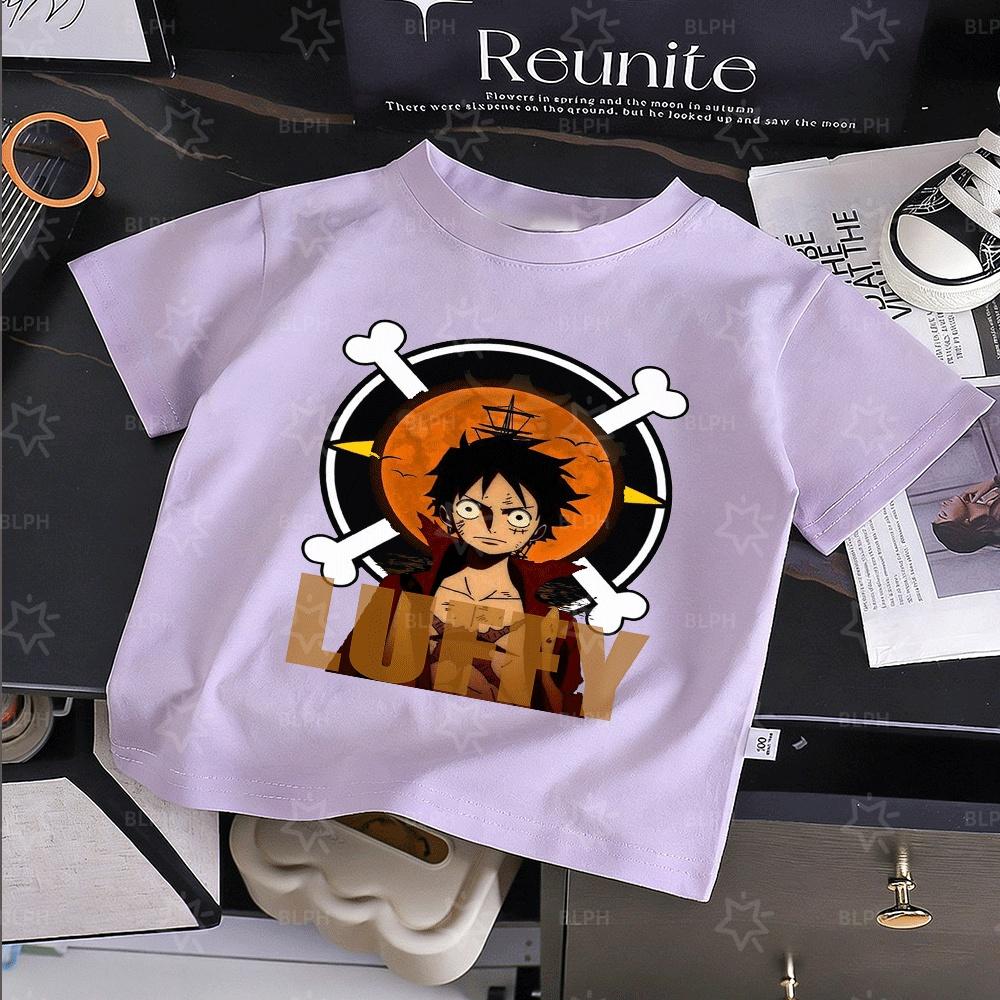 Printed Kids TShirt Cool Anime Character Design for Boys and Girls Comfortable Cotton Tee for Daily Wear and