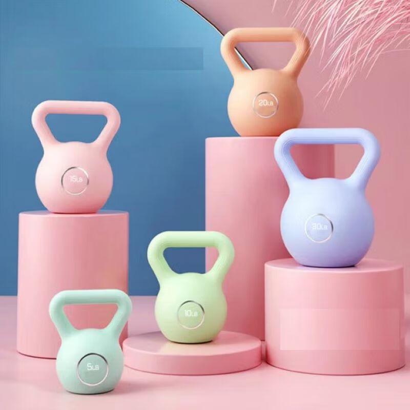 FANATICS Kettlebell Set with Storage Rack