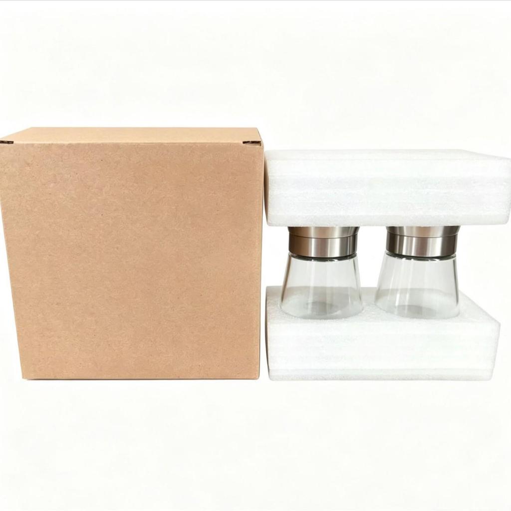 Manual Stainless Steel Salt and Pepper Grinder Set