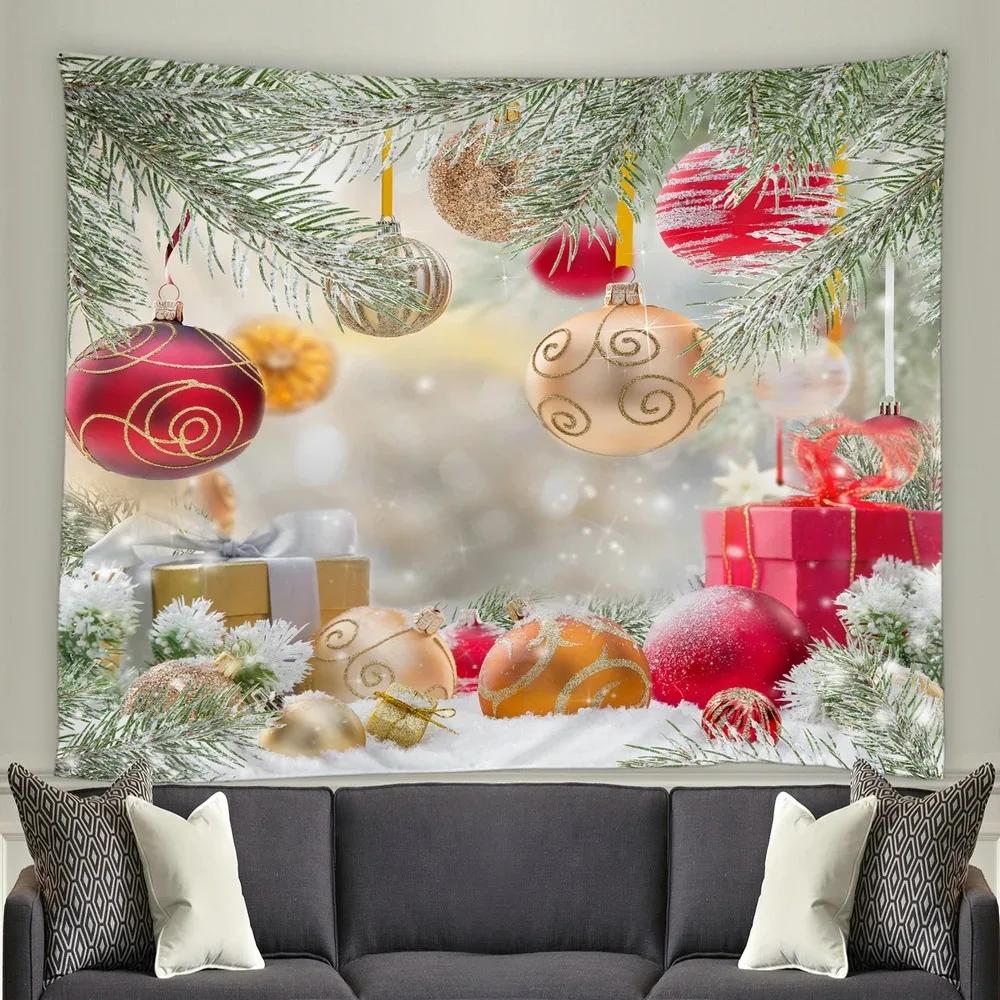 

Рождественский узор для украшения Гостиная Спальня Дом Настенный гобелен 100x75cm