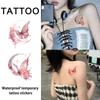 Waterproof Butterfly Tattoo Stickers Moon Pattern Flower Tattoo Stickers  Female
