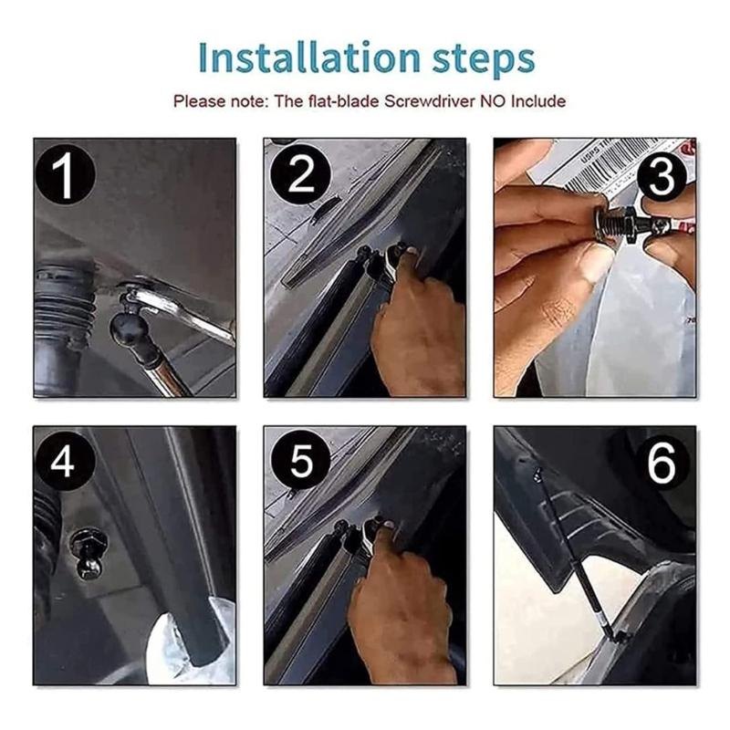 Tailgate Gas Damper Boot Rear Trunk Gas Spring Hood Lift Telescopic Shock Support Strut Support Rod Adjustable for 4H 4D