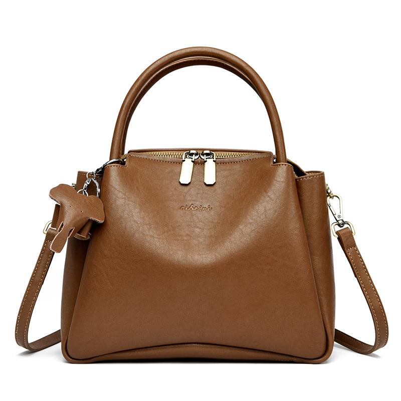 New luxury designer ladies bags solid color high quality leather shoulder bags for women crossbody bags