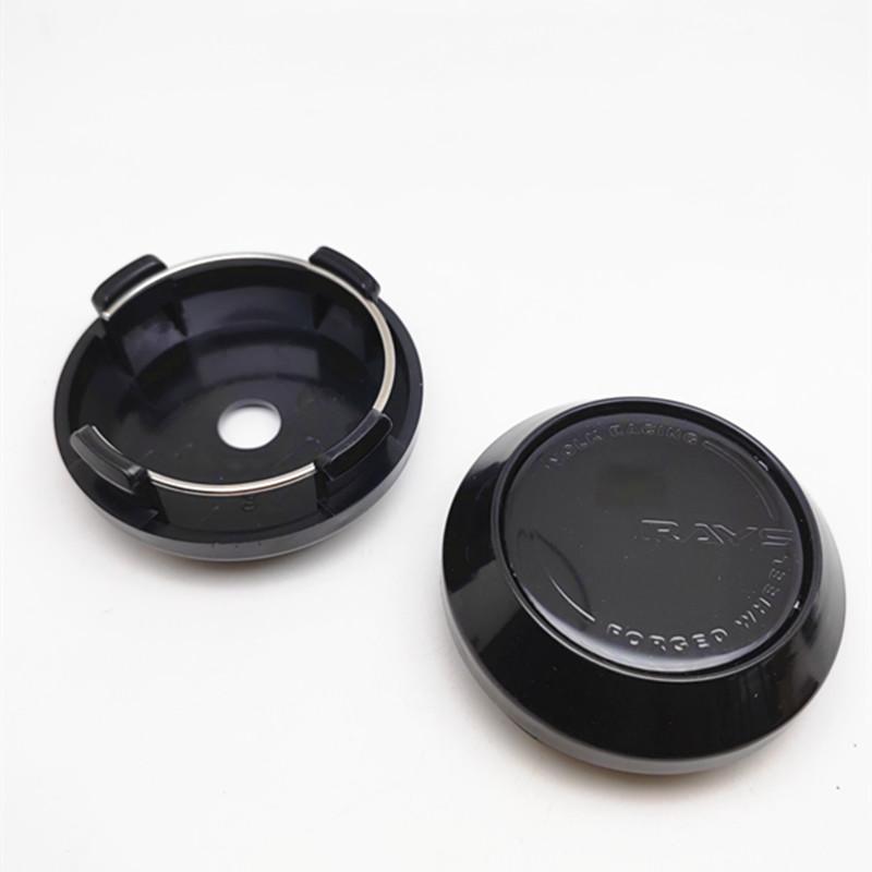 4pcs 64mm 57mm Rays Wheel Center Cap Hub Car Rims Cover Hubcaps Rims Japan Volk Emblem Badge Auto Styling Accessories
