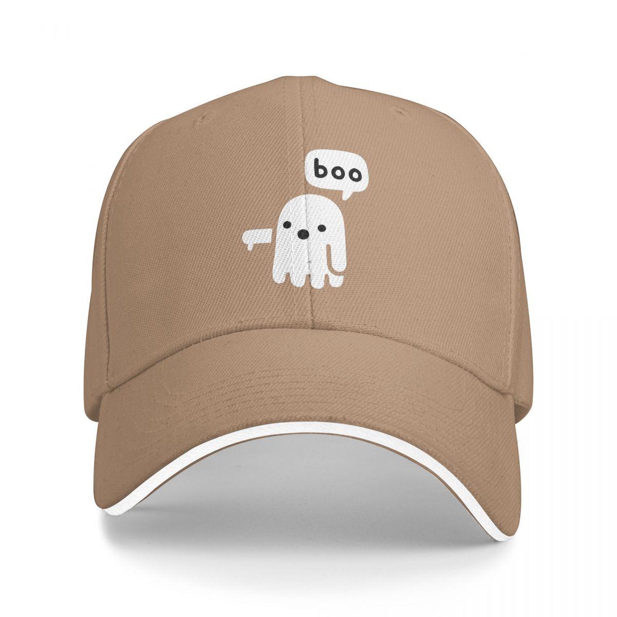 

Ghost Of Disapproval BOO Baseball Caps Snapback Baseball Hats Breathable Casual Casquette Outdoor Unisex One Size
