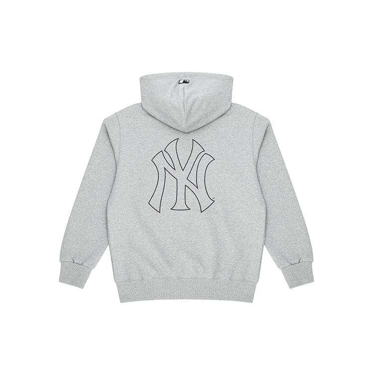 New MLB New York Yankees Sweatshirts Unisex Light Gray 3AHDB0214-50MGS
