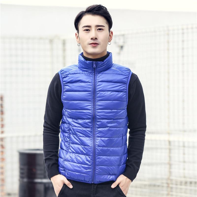 Light Down Vest Men's Vest Men's Wear Light Down Jacket Men's Plus Size