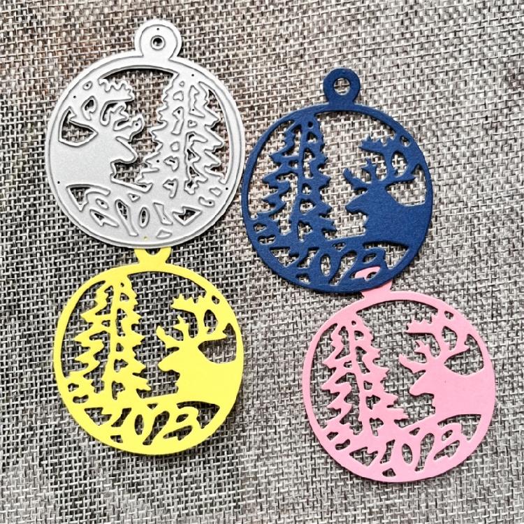 Christmas Themed Cutting Dies Carbon Steel Embossing Die Cut Templates For Scrapbooking Photo Album Planner Decoration
