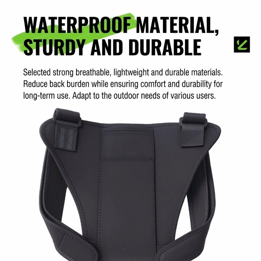 Wearable Fishing Umbrella Shoulder Vest Adjustable Hands-Free Umbrella Holder Photography
