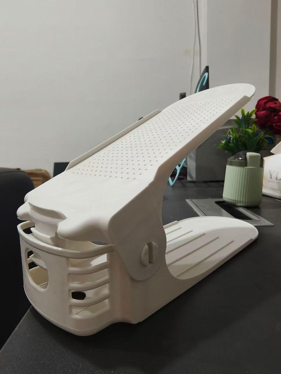 

10 шт. Регулируемый органайзер для обуви, держатель для обуви с двумя ярусами, экономящий место, для организации шкафа