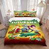 3pcs Futurama Robot Duvet Cover Set, 1 Duvet Cover + 2 Pillowcases (No Insert), High-Definition Print, Home & Dorm Set Yy251208019