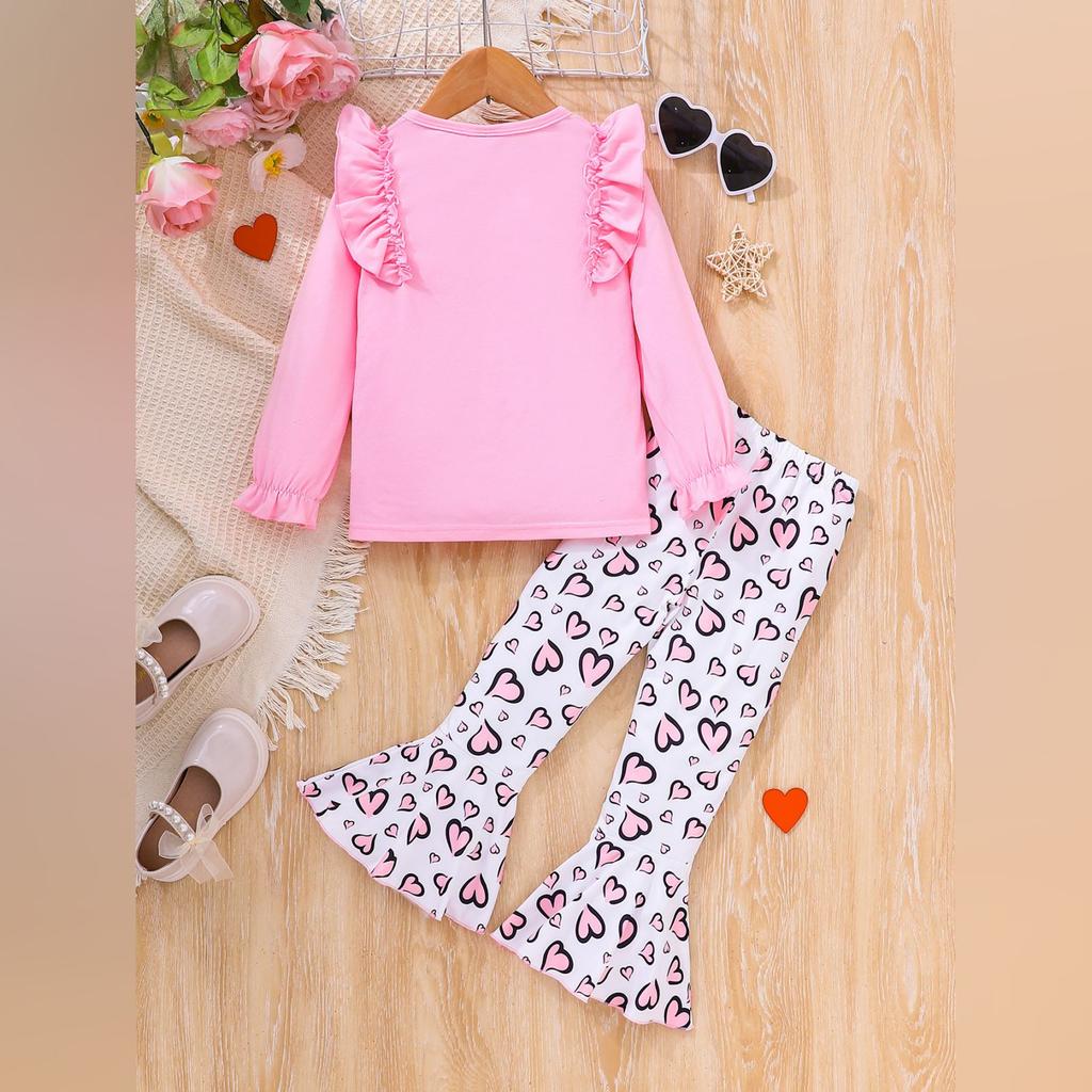 Kids' Long-Sleeve Top Set - Casual, Stylish & Versatile Children's Outfit