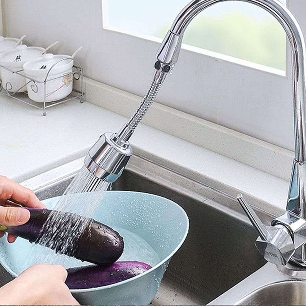 Bathroom Sink Faucet 360 Degrees Kitchen Water Tap Filter Faucet Extender Splash-proof Sprayer Jet