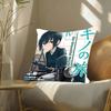 Anime Kino's J-Journey Pillow Case Fashion Square Pillowcase Bedroom Sofa Room Ins Decoration Leisure