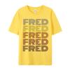 Printing Graphic 365 First Name Fred Crewneck Tshirts Christmas Tees Short Sleeve Boyfriend Funky Cotton Gift Idea T Shirts