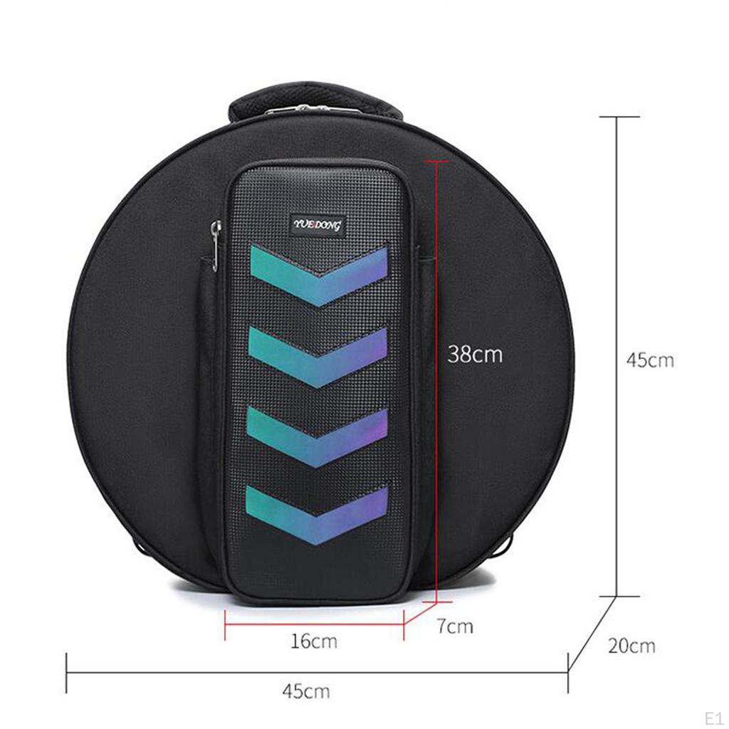 Dumb Drum Bag Practice 14inch Lightweight Oxford Cloth Carrying Case