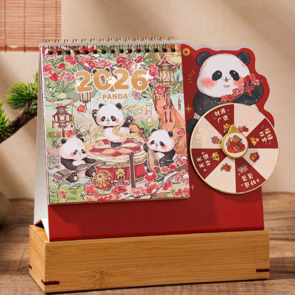 Multi-function Desktop Paper Calendar Panda Agenda Organizer Useful Planner Scheduler  Home Decor