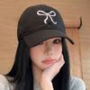 Letter B Women Baseball Cap Solid Color  Adjustable Girl Sun Hat Casual Summer Cotton Duck Tongue Caps
