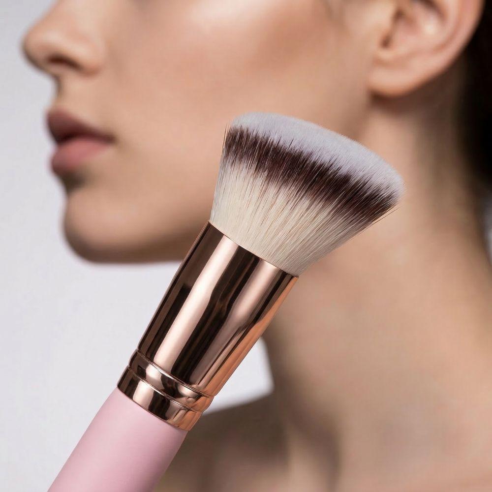 2/4/5Pcs Soft Bristle Dual-ended Makeup Brushes Angled Top Foundation Brush Set Beauty Application