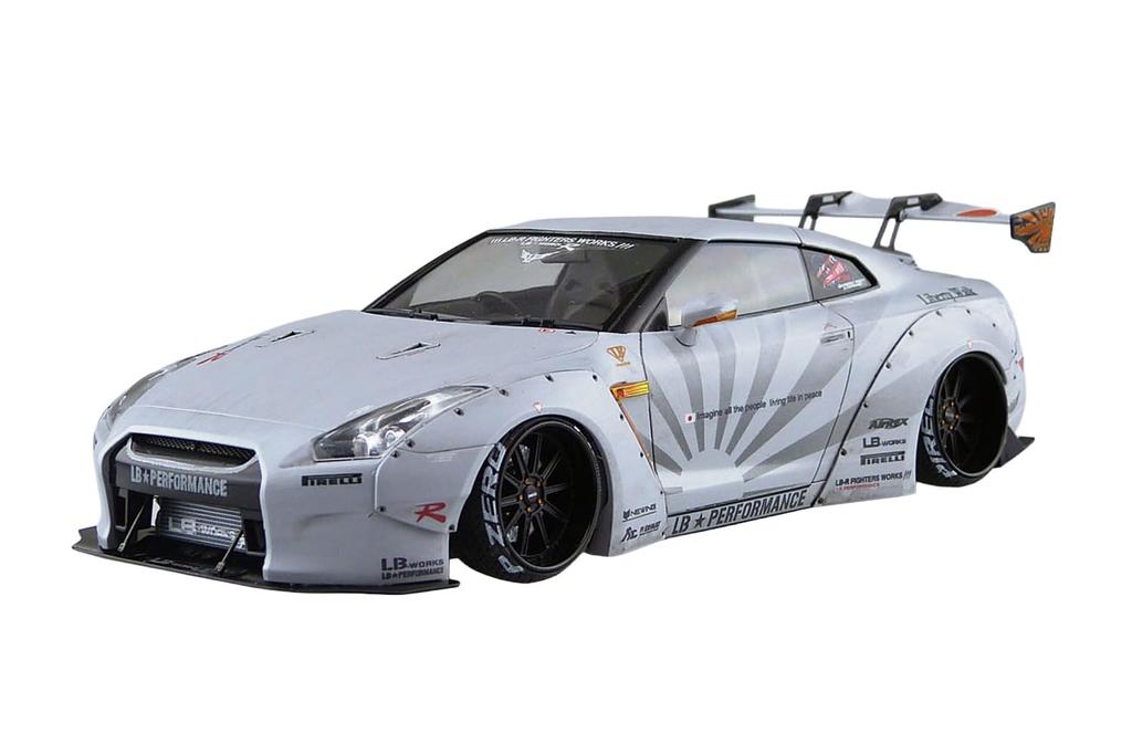 Aoshima Bunka Kyozai Liberty Walk R35 Plastic Model Kit Co., Ltd. (AOSHIMA) 1/24 No.10 LBWorks GT-R Ver.2