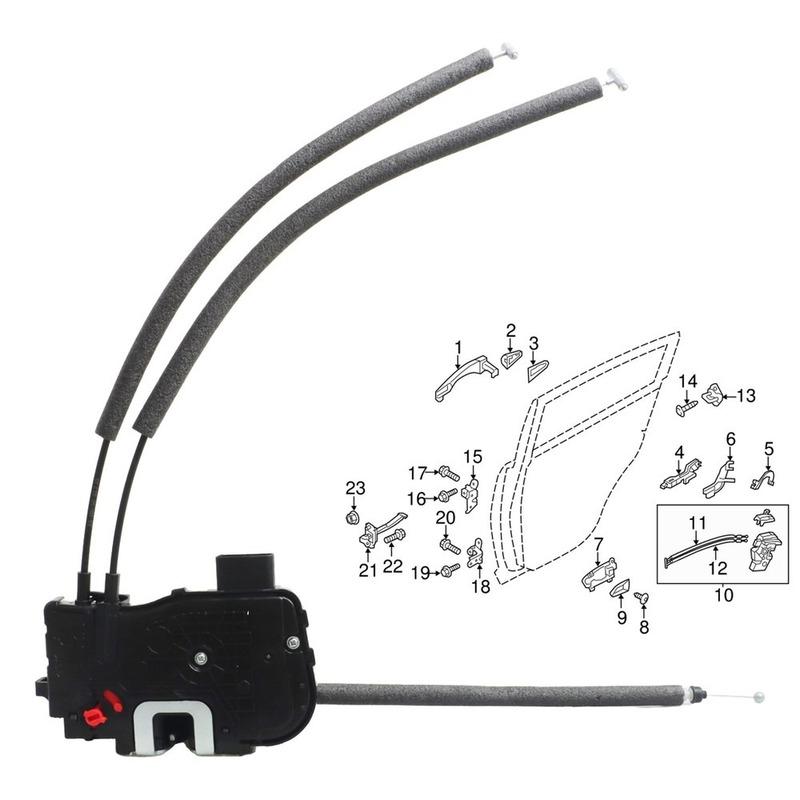 81420-3W000 Rear Right Passenger Door Lock Latch Actuator for KIA Sportage 2011 2012 2013 2014 2015 2016 814203W000