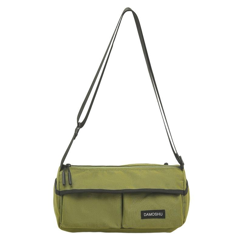 Tooling Trendy Cool Messenger Bag Women's Simple Outdoor Sports Light Pillow Bag Casual Multi-pocket Fashion Shoulder Bag