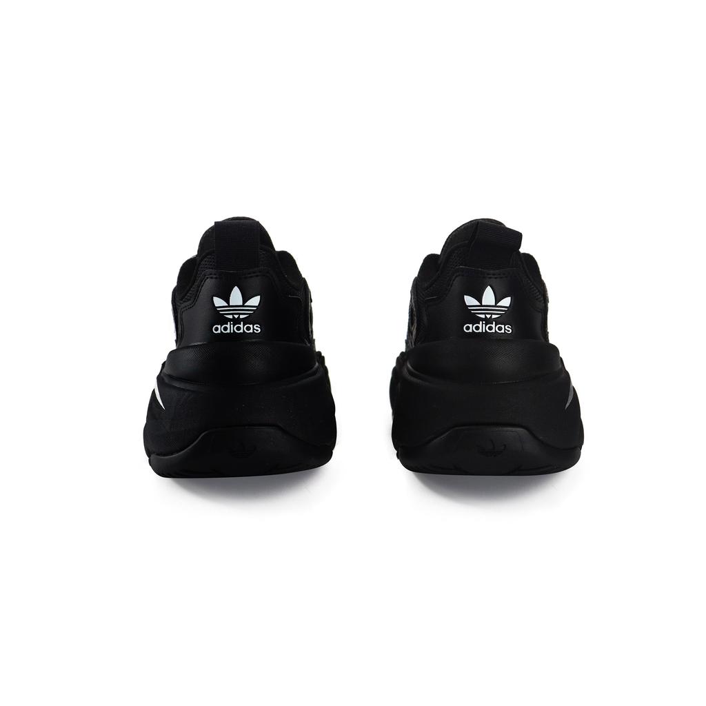 Adidas Originals OZGAIA Slip Resistant, Abrasion Resistant, Height Increasing Low top Casual Shoes Women's Black Silver IG6045(Team119-)